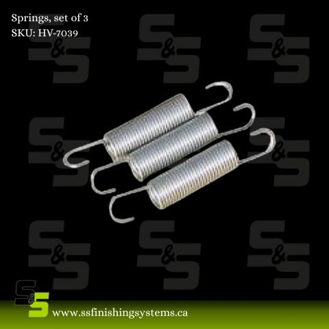 Springs, set of 3
