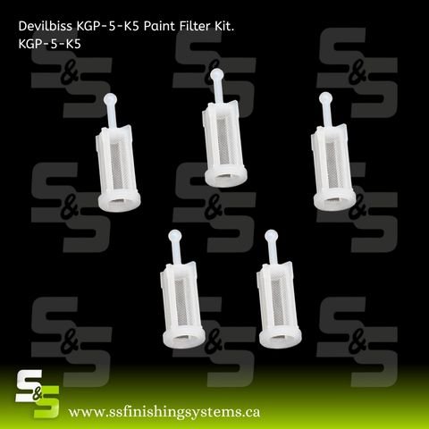 DeVilbiss Paint Filter Kit (5-Pack) KGP-5-K5