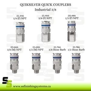 QUIKSILVER QUICK COUPLERS Industrial 3/8