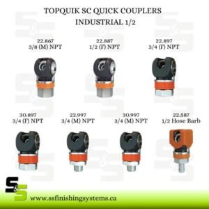 TOPQUIK SC QUICK COUPLERS INDUSTRIAL 1/2