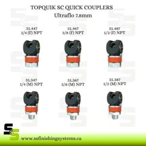 TOPQUIK SC QUICK COUPLERS ULTRAFLO