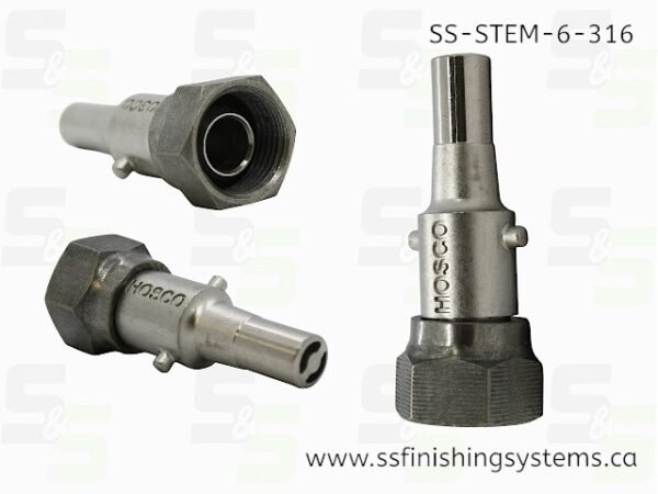 Hosco QD Stem, 3/8 NPS(F) Swivel